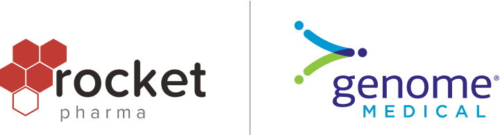 Logos for Rocket and genome medical